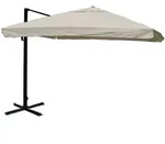 MCW Ampelschirm, Ecru, Textil, 400x300 cm, Sonnen- & Sichtschutz, Sonnenschirme,