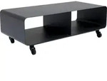 Kare-Design Tv-Element, Dunkelgrau, Metall, 90x30x42 cm, Kleinm&ouml;bel