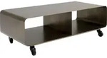 Kare-Design Tv-Element, Bronze, Metall, 90x30x42 cm, Kleinm&ouml;bel
