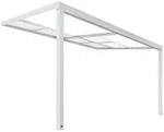 Home Deluxe Terrassen&uuml;berdachung, Wei&szlig;, Kunststoff, 390x272x295 cm, Aufbewahrung &