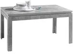 Mid.you Esstisch, Grau, Wei&szlig;, Holzwerkstoff, rechteckig, 80x76x140 cm,...