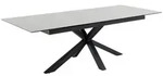 Mid.you Esstisch, Wei&szlig;, Keramik, rechteckig, eckig, 100x76x200-240 cm,...