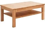 Mid.you Couchtisch, Buche, Holz, Kernbuche, massiv, rechteckig, eckig, 62x44x104 cm,