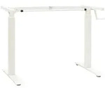 vidaXL Schreibtisch-Gestell, Wei&szlig;, Metall, 60x113x160 cm, Arbeitszimmer,