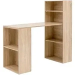 Mid.you Schreibtisch, Sonoma Eiche, Holzwerkstoff, rechteckig, Bodenplatte,