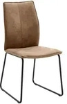 Dieter Knoll Stuhl, Schwarz, Schlamm, Metall, Textil, Kufe, Rundrohr, 46x93x57...
