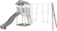 XXXLutz SPIELTURM Grau, Wei&szlig; 356.6x241.9x349 cm