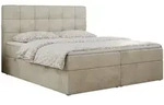 MKS Boxbett, Beige, Textil, 2-Sitzer, H3, Rechteckig, 180x200 cm, Schlafzimmer,