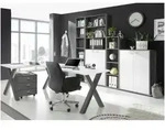 B&uuml;rom&ouml;bel, Grau, Holzwerkstoff, 80x200x120 cm, Arbeitszimmer, Schreibtische,