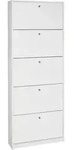 Xora Schuhkipper Flap, Wei&szlig;, Holzwerkstoff, 60x168x16 cm, DIN EN ISO 9001,