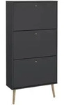 Livetastic Schuhkipper, Grau, Holz, Eiche, vollmassiv, 70.3x139.3x24.1 cm, FSC Mix,