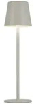 Just Light Akku-Tischleuchte Euria, Greige, Metall, Kunststoff, 11x37x11 cm,...