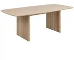Mid.you Esstisch, Wei&szlig;, Holz, Holzwerkstoff, Eiche, furniert, rechteckig,...