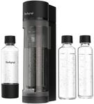 Sodapop Wassersprudler Logan ohne CO&sup2; Zylinder, Schwarz Hochglanz, Kunststoff,...