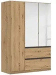 Rauch M&ouml;bel Dreht&uuml;renschrank, Eiche Artisan, Holzwerkstoff, 2 F&auml;cher, 2