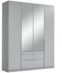 Rauch M&ouml;bel Dreht&uuml;renschrank Rauch Alabama, Silber, Hellgrau, Holzwerkstoff, 6