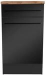 P & B Schubkastenunterschrank, Schwarz, Holzwerkstoff, 1 F&auml;cher, 1 Schublade(n)