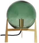 PR Home Tischleuchte Milla, Gr&uuml;n, Glas, 22x28x22 cm, Lampen & Leuchten,