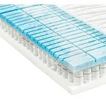 Valnatura Gel-Taschenfederkernmatratze, Wei&szlig;, Textil, H3, F&uuml;llung: Polyester,