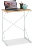 Relaxdays Schreibtisch, Mehrfarbig, Metall, Rechteckig, 60x75x40 cm, Arbeitszimmer,