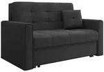 Mirjan24 Schlafsofa, Anthrazit, Textil, Kiefer, 2-Sitzer, Rechteckig, 133x85x98...
