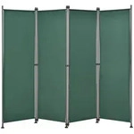 pro.tec Sichtschutz, Dunkelgr&uuml;n, Metall, 215x170 cm, Sonnen- & Sichtschutz,