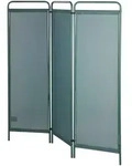 Fiam Sichtschutz Paravent, Salbeigr&uuml;n, Metall, Kunststoff, 50-150x163 cm, Sonnen- &