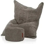 Green Bean Sitzsack, Anthrazit, Textil, F&uuml;llung: Styroporkugeln, Rechteckig,