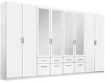 Rauch M&ouml;bel Dreht&uuml;renschrank Rauch Bingen, Wei&szlig;, Holzwerkstoff, 6 F&auml;cher, 8
