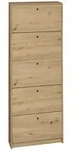 Xora Schuhkipper Flap, Eiche, Holzwerkstoff, 60x168x16 cm, DIN EN ISO 9001,
