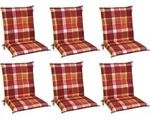 Beautissu Niederlehnerauflage, Rot, Textil, F&uuml;llung: Polyurethan (Pur),...