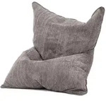 Green Bean Sitzsack, Grau, Textil, F&uuml;llung: Styroporkugeln, Rechteckig,...