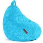 Green Bean Sitzsack, Hellblau, Textil, F&uuml;llung: Styroporkugeln, Oval, 45x60x45...