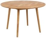 Mid.you Esstisch, Eiche, Holz, Holzwerkstoff, Eiche, furniert, rund, rund, 75...