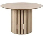 Mid.you Esstisch, Eiche, Holz, Holzwerkstoff, Eiche, furniert,massiv, rund,...