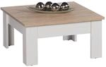 Livetastic Couchtisch, Wei&szlig;, Eiche, L&auml;rche, Holzwerkstoff, 1 Schublade(n)