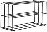 Mid.you Schuhregal, Schwarz, Metall, 73x40x28.5 cm, erweiterbar, Garderobe,