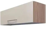 FlexWell K&uuml;chenoberschrank, Sonoma Eiche, Kaschmir, Holzwerkstoff, 100x32x32 cm,