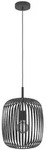 Eglo H&auml;ngeleuchte, Schwarz, Metall, oval,oval, 110 cm, Lampen & Leuchten,