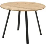 P & B Esstisch, Eiche, Holz, Eiche, massiv, rund, eckig, 110x75x110 cm, Esszimmer,