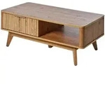 Livetastic Couchtisch, Eiche, Holzwerkstoff, 1 Schublade(n) Schubladen, rechteckig,