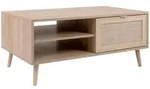 Mid.you Couchtisch, Sonoma Eiche, Holzwerkstoff, Eiche, rechteckig, konisch,