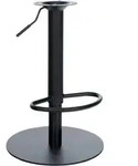 CLP Metall, Schwarz, Metall, 38x53x38 cm, Esszimmer, Barm&ouml;bel, Barhocker
