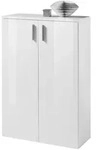 Carryhome Schuhschrank, Wei&szlig;, Holzwerkstoff, 5 F&auml;cher, 80x120x35 cm, Beim&ouml;bel