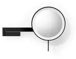 Zack Wandspiegel, Schwarz, Metall, Glas, 38x26.3x7.5 cm, Spiegel, Wandspiegel