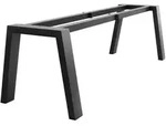 Metalo Pro Tischbeine, Schwarz, Metall, 80x72x220 cm, Esszimmer, Tische, Esstische,