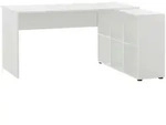 Mid.you Schreibtisch, Wei&szlig;, Holzwerkstoff, 150x73.6x121.6 cm, Arbeitszimmer,