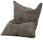 Green Bean Sitzsack, Anthrazit, Textil, F&uuml;llung: Styroporkugeln, Rechteckig,