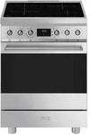 Smeg Herd, Edelstahl, Metall, A, 60x80.3x65.1 cm, Elektronikuhr, Hauptschalter,