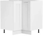 Mid.you Eckunterschrank, Wei&szlig;, Kunststoff, Holzwerkstoff, 1 F&auml;cher, 76x82x76...